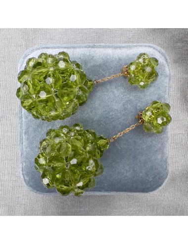 1960s Green Bead Cluster...