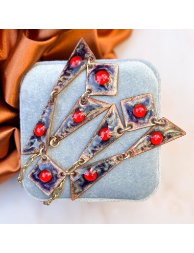 Limoges 1950s Brown Enamel...