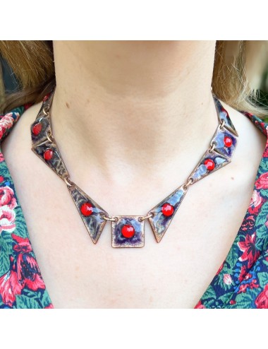 Limoges 1950s Brown Enamel...